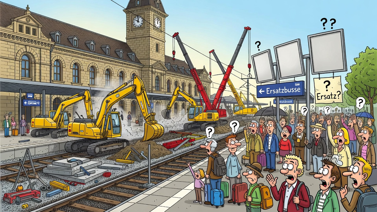 Schienenersatzverkehr? Eher Schienenersatz-Chaos!